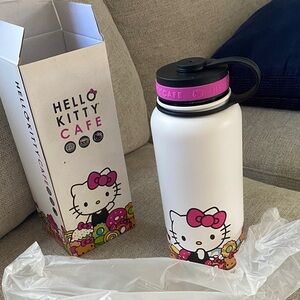 Hello Kitty White and Pink Water Bottle
